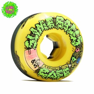 SANTA CRUZ サンタクルーズ ウィール SLIME BALLS DOUBLE TAKE CAFE VOMIT MINI YELLOW BLACK 95A 53mm NO10