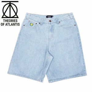 THEORIES セオリーズ スケボー ショーツ PLAZA JEANS SHORTS  LIGHT WASH BLUE ライトブルー NO15