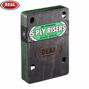 リアル REAL スケボー ライザーパッド 5-PLY RISERS 1/4 VENTURE(ベンチャートラック系のベースプレート用)NO5