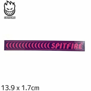 スピットファイアー SPITFIRE スケボー ステッカー BARRED SM STICKER 13.9 x 1.7cm パープル NO164