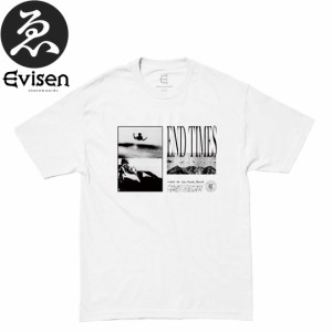 EVISEN エビセン スケボー Tシャツ END TIMES TEE WHITE ホワイト NO19