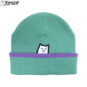 RIPNDIP リップンディップ スケボー ビーニー LORD NERMAL BEANIE SAGE ニットキャップ セージグリーン NO1