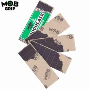 モブグリップ MOB GRIP スケボー デッキテープ CHOCOLATE BARS GRIP STRIPS CLEAR GRIP TAPE 9 x 3.25インチ 5枚パック NO220