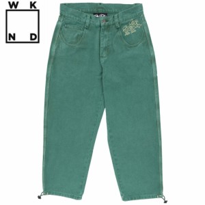 ウィークエンド WKND スケボー パンツ THEM SKATES コラボ TUBES PANTS GREEN グリーン NO2