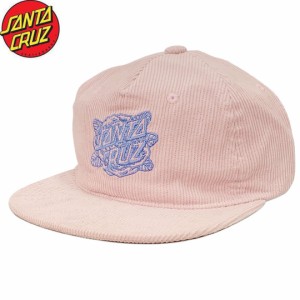 サンタクルーズ SANTA CRUZ キャップ ROSE DOT STRAP BACK HAT コーデュロイ ローズピンク NO44