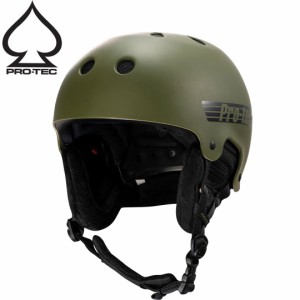 PRO-TEC プロテック スノーボード ヘルメット OLD SCHOOL SNOW CERTIFIED HELMET W/MIPS MATTE OLIVE オリーブ NO11