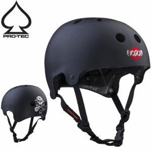 PRO-TEC プロテック スケボー ヘルメット OLD SCHOOL SKATE CERTIFIED HELMET HOSOI ブラック NO14