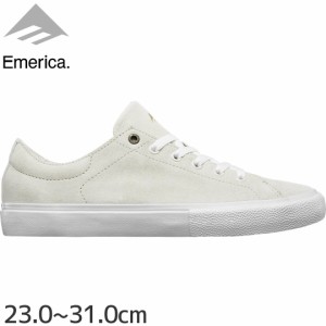 エメリカ EMERICA スケート シューズ OMEN LO SHOES スウェード WHITE NO218