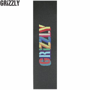 グリズリー GRIZZLY GRIPTAPE デッキテープ CLAYMATION GRIPTAPE ブラック/マルチ 9ｘ33 NO36