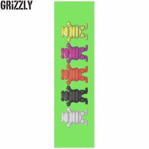 グリズリー GRIZZLY GRIPTAPE デッキテープ POOL TOY OG BEAR GRIPTAPE グリーン 9ｘ33 NO50
