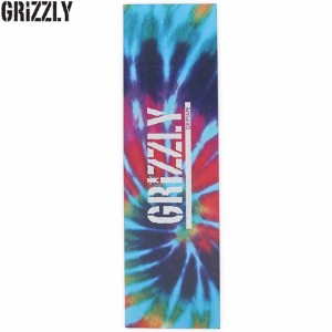 グリズリー GRIZZLY GRIPTAPE デッキテープ TIE DYE STAMP GRIPTAPE ブルー/レッド系 9ｘ33 NO56