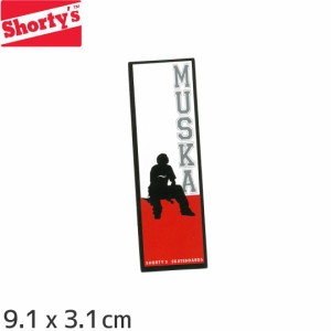 ショーティーズ SHORTYS ステッカー CHAD MUSKA BOARD SILHOUETTE 9.1 x 3.1cm NO31