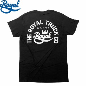 ロイヤル ROYAL TRUCKS スケボー Tシャツ TOMBSTONE TEE ブラック NO62