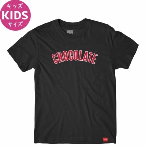 CHOCOLATE チョコレート スケートボード キッズ Tシャツ LEAGUE YOUTH TEE ブラック NO8