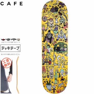 SKATEBOARD CAFE カフェ スケートボード デッキ SEX PALACE CHEERS DECK 8.375インチ C2 SHAPE イエロー NO10