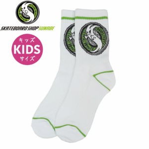 SKATEBOARD SHOP SUNABE スナベオリジナル ソックス SKATEBOARD CIRCLE LOGO SOCKS ホワイト NO1