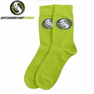 SKATEBOARD SHOP SUNABE スナベオリジナル ソックス SKATEBOARD CIRCLE LOGO SOCKS グリーン NO4