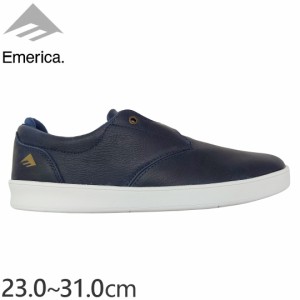 エメリカ EMERICA スケート シューズ ROMERO SHOES レザー NAVY NO229