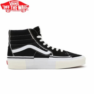 VANS バンズ シューズ USA企画 SK8-HI RECONSTRUCT SHOES ブラック/ホワイト NO44