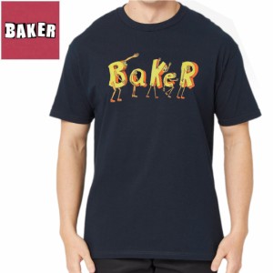 BAKER ベーカー スケボー Tシャツ DANCE TEE ネイビー NO66