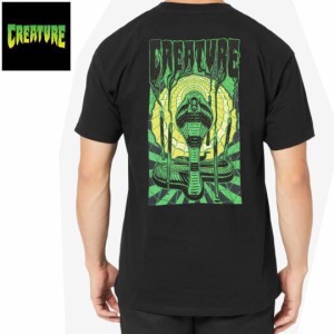 CREATURE クリーチャー スケボー Tシャツ SWINDLER S/S TEE ブラック NO129