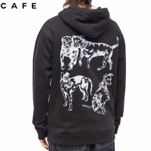 SKATEBOARD CAFE カフェ スケートボード フーディ POOCH FLEECE HOOD スウェット パーカー ブラック NO3