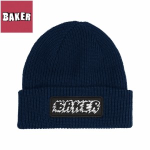 ベーカー BAKER スケートボード ビーニー JAGGED NAVY CUFF BEANIE 折り返し ネイビー NO2