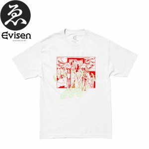 EVISEN エビセン スケボー Tシャツ ZYUNNPOU TEE ホワイト NO23