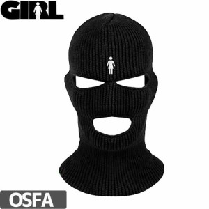 GIRL SKATEBOARD ガール ニットキャップ OG BALACLAVA BLACK SKI MASK ブラック NO30