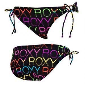 ロキシー ROXY 水着 70's Lowrider Tie Side Bottom BLACK No17