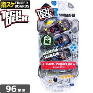 TECH DECK 指スケ 96mm テックデッキ スケートマフィア スケボー 4PACK SK8MAFIA NO01