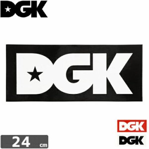 ディージーケー DGK スケボー ステッカー LOGO XL 3色 10.2cm×24cm NO24