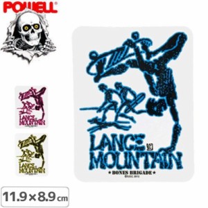 パウエル POWELL スケボー ステッカー LANCE MOUNTAIN FUTURE PRIMITIVE 3色 11.9cm x 8.9cm NO7