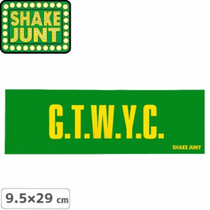 シェイクジャント SHAKE JUNT スケボー ステッカー GTWYC 9.5cm×29cm NO36