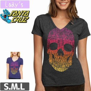 サンタクルーズ SANTA CRUZ レディース DOODLE SKULL V NECK JONIORS TEE 2カラー N18