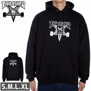 スラッシャー THRASHER パーカー SKATEGOAT HOOD ブラック NO19