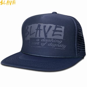 スレイブ SLAVE スケボー キャップ DIGNITY MESH SNAPBACK CAP ネイビー NO4