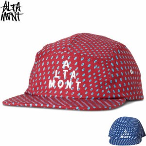 オルタモント ALTAMONT スケボー キャップ POLKA DOT CAMP HAT レッド ブルー NO15