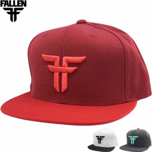 フォールン FALLEN キャップ TRADEMARK STARTER SNAPBACK レッド ホワイト グレー NO18