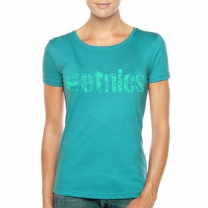 エトニーズ ETNIES レディース Tシャツ CORP FOUND OBJECTS WOMENS ティールブルー NO6