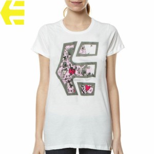 エトニーズ ETNIES レディース Tシャツ ICON DITZ WOMENS ホワイト NO10