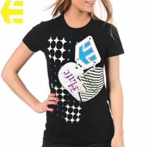 エトニーズ ETNIES レディース Tシャツ BREAK UP WOMENS ブラック NO26