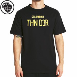 サンダー THUNDER スケボー Tシャツ THUNDER TRUCKIN TEE ブラック NO39