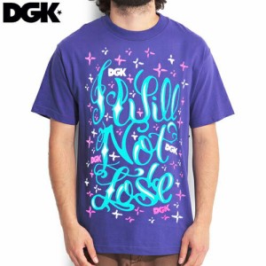 SALE! DGK Tシャツ ディージーケー スケボー WILL NOT LOSE TEE パープル NO44