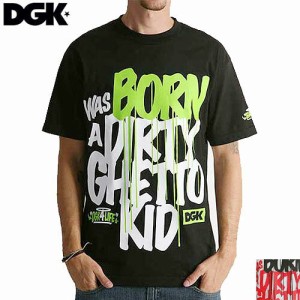 DGK Tシャツ ディージーケー スケボー 4LIFE TEE ブラック グレー NO127