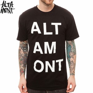 オルタモント ALTAMONT スケボー Tシャツ DROP OFF TEE ブラック NO29