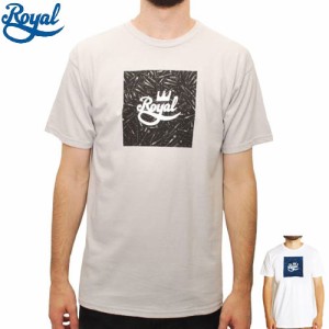 ロイアル ROYAL TRUCKS スケボー Tシャツ BOLTS TEE シルバー グレー ホワイト NO56