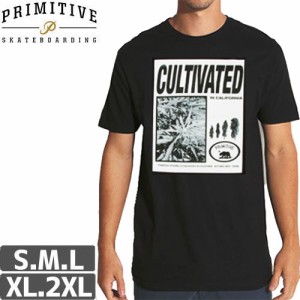 PRIMITIVE プリミティブ Tシャツ VINTAGE AD [ブラック]NO6