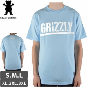 グリズリー GRIZZLY Tシャツ OG STAMP LOGO BASIC TEE パウダーブルー NO40