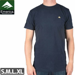 エメリカ EMERICA スケボー Tシャツ STIMULOUS TEE ネイビー NO132